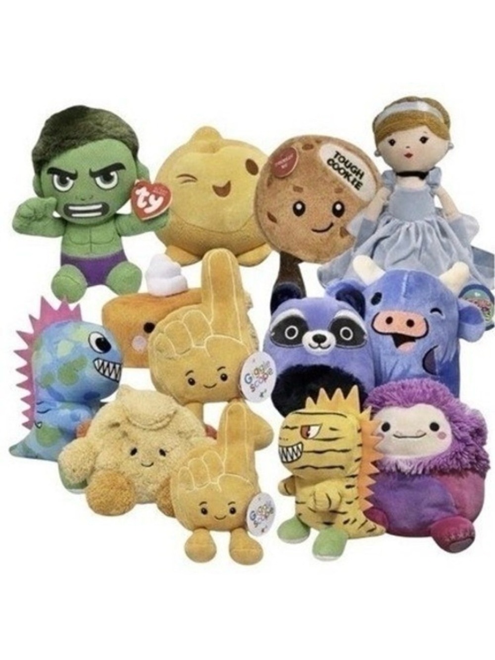 HUGE 13pc Plush Lot Bundle Squishmallows Disney Marvel Stuffed Animals Kids Gift
